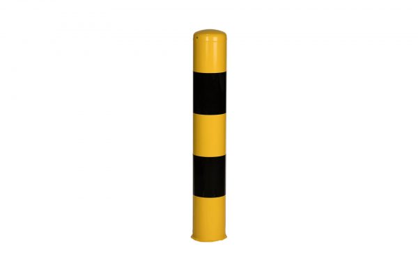 Rampaal geel- zwart, 159x1500 mm, beschermpaal