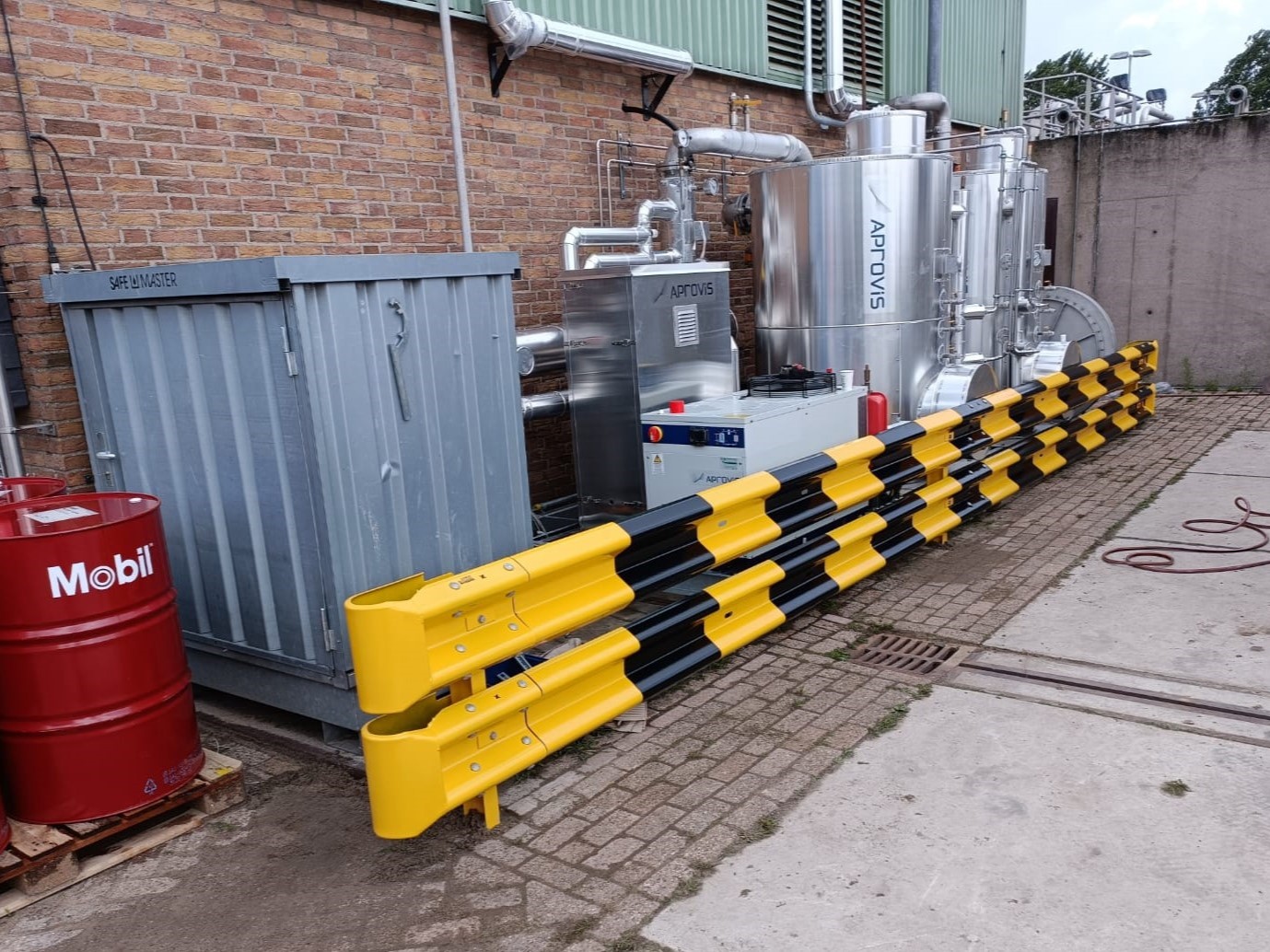 vangrailplank gepoedercoat