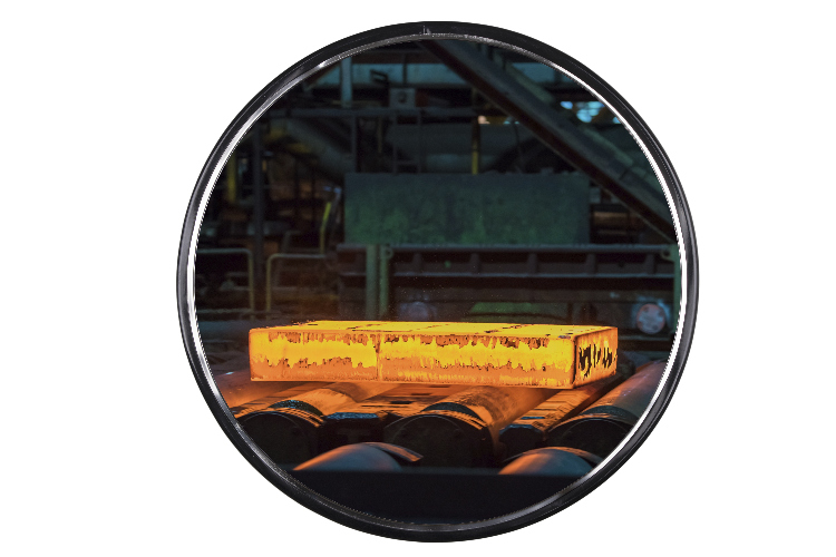 INOX Verkeersspiegel Rond | Binnen