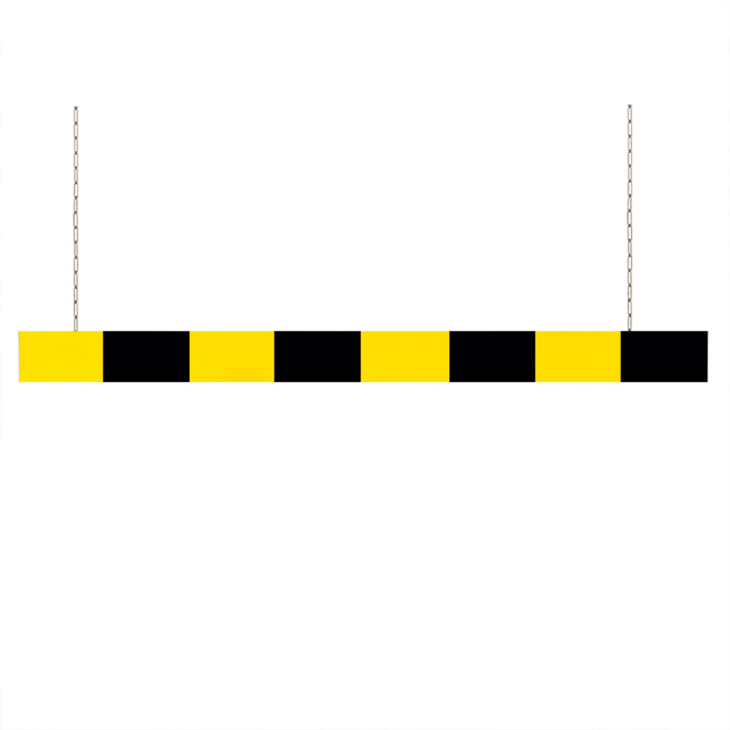 Aluminium hoogtebegrenzer | Geel/zwart