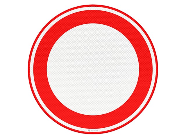 Verkeersbord RVV model C01