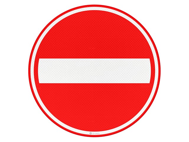 Verkeersbord RVV model C02