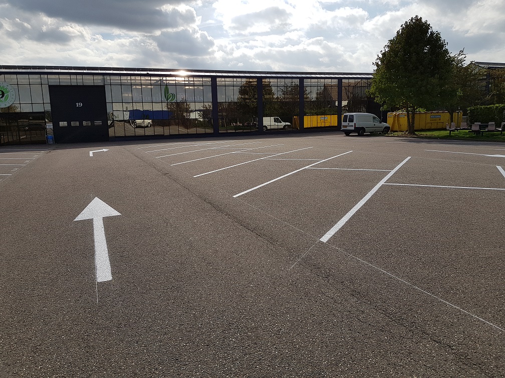 Aanrijdbeveiliging Nederland Belijning Parkeervakken 5